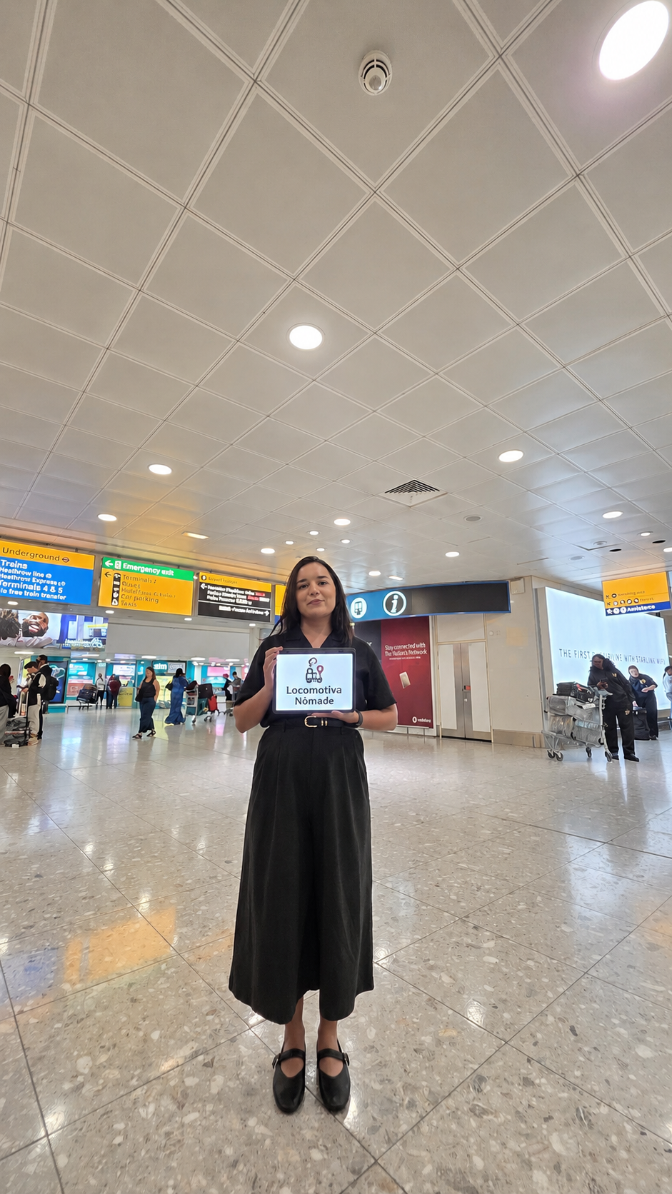 Chegada ao aeroporto